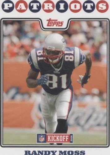 2008 Topps Kickoff Randy Moss #64