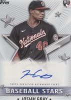 2022 Topps Series 1 - Josiah Gray #BSA-JGR