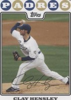 2008 Topps Updates & Highlights - Clay Hensley #UH325