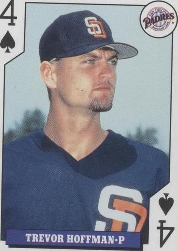 1993 Bicycle Baseball Rookies Playing Cards - Trevor Hoffman #4S