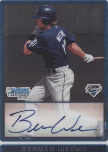2009 Bowman - Beamer Weems #BCP111