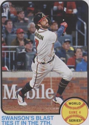 2022 Topps Heritage - Dansby Swanson #207