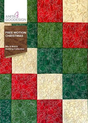Free Motion Christmas Anita Goodesign Embroidery Machine Design CD NEW