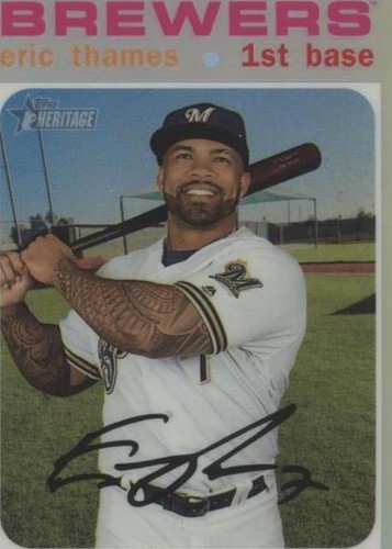 2020 Topps Heritage - Eric Thames #THC-397