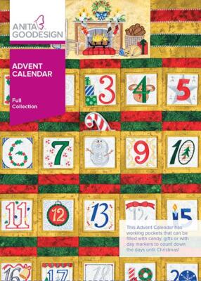 Advent Calendar Anita Goodesign Embroidery Machine Design CD NEW 146AGHD