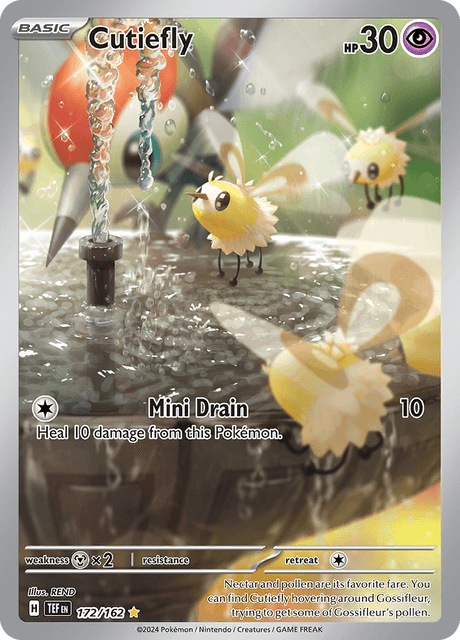 Pokémon TCG Cutiefly 172/162 Illustration Rare Temporal