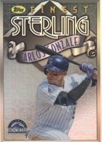2014 Topps Finest - Carlos Gonzalez #TS-CG