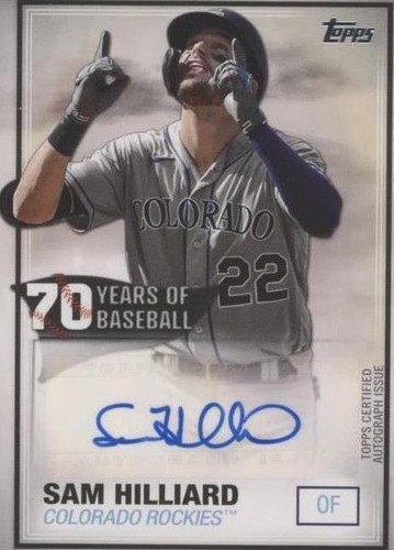 2021 Topps - Sam Hilliard #70YA-SH