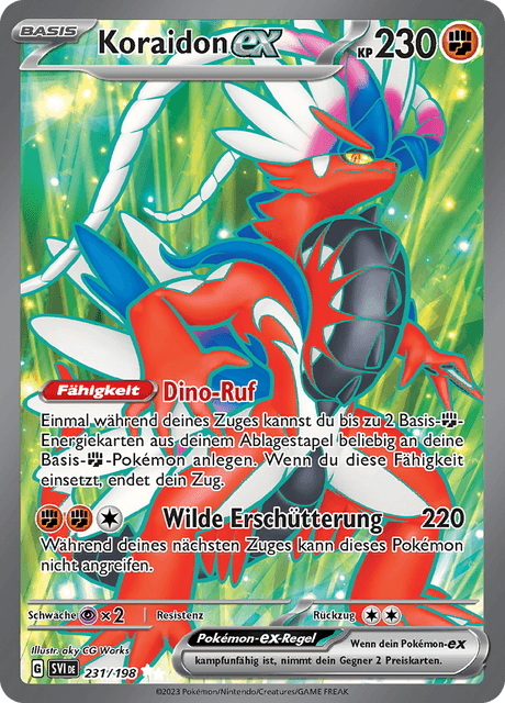 ✨ Pokémon Koraidon ex | Deutsch 🇩🇪 | SVI 231/198 Karmesin & Purpur | NM ✨