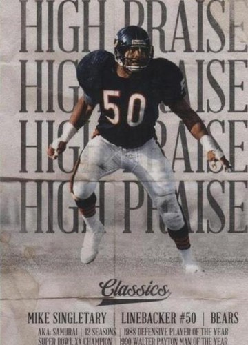 2018 Panini Classics Mike Singletary #15