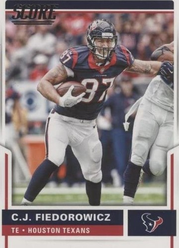 2017 Score C.J. Fiedorowicz #75