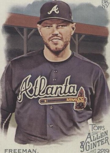 FREDDIE FREEMAN ROOKIE CARD Atlanta Braves RC Topps Allen