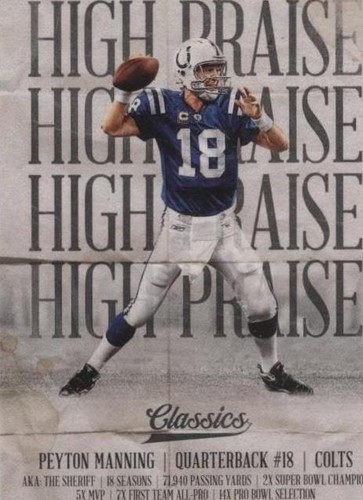 2018 Panini Classics Peyton Manning #1