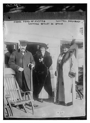 Franz Ferd[inand] of Austria, Countess Hohenberg, Countess Baillet de Latour
