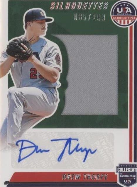 2022 Panini USA Baseball Stars & Stripes - Drew Thorpe #SIL-DT
