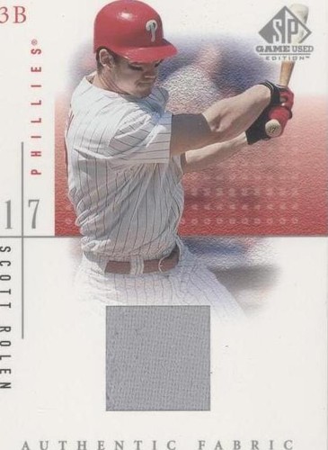 2001 SP Game Used Edition - Scott Rolen #SR