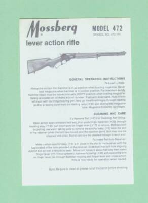 Mossberg Owners Manual Download