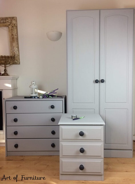 Bedroom Furniture Set Wardrobe Chest Of Drawers Bedside Table