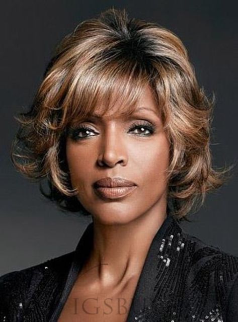 Light Brown Full Bang Bob Hairstyle Body Wave Capless Wigs Hair Ebay