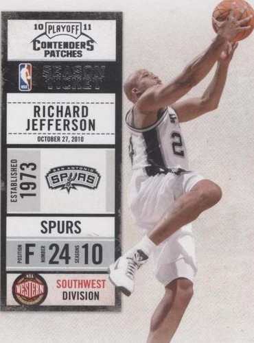 2010-11 Playoff Contenders Patches - Richard Jefferson #42