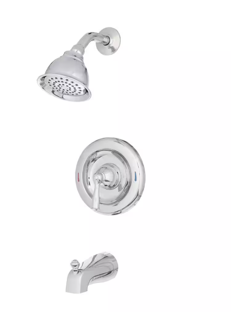 MOEN Banbury Single-Handle 1-Spray 1.75 GPM Tub and Shower Faucet,Valve included