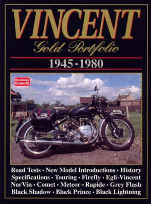Vincent 1945-1980 Black Shadow Prince Lightning Cornet Meteor 60 Articles Test