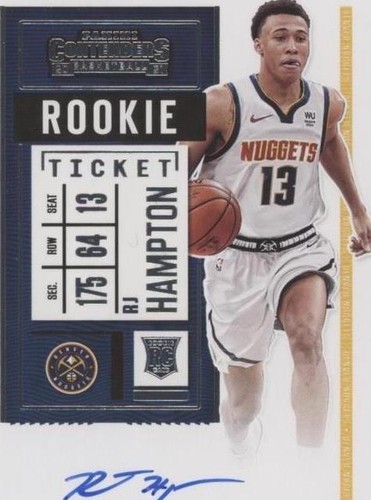 2020-21 Panini Contenders - R.J. Hampton #104