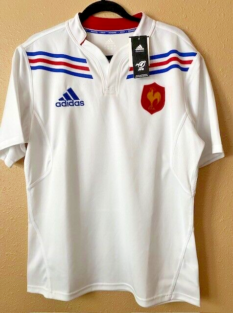 ウェア vintage adidas France rugby FFR Vintage Adidas Men's French Rugby Red Away Jersey FFR / XV