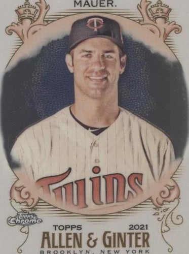 2021 Topps Allen & Ginter Chrome - Joe Mauer #132