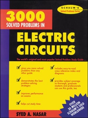  3000 Solved Problems in Electrical Circuits by Syed Nasar  NEW Paperback  softb
