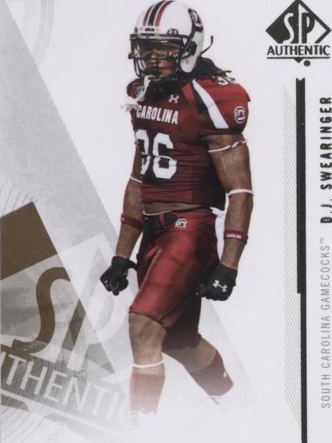 2013 SP Authentic D.J. Swearinger #10