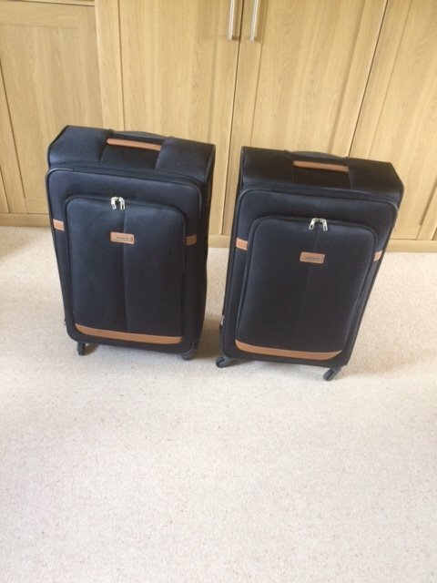 Black and tan luggage clearance