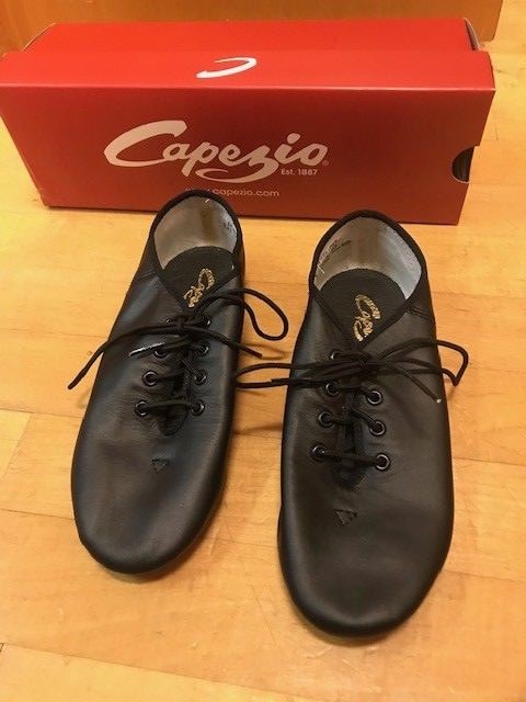 NIB Capezio E-Series Lace-up Jazz Shoes Black- Adult Sizes