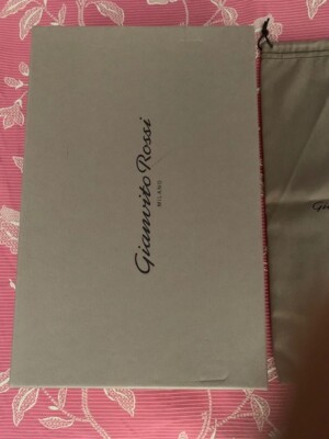GIANVITO ROSSI MILANO EMPTY SHOES BOX & DUST COVER