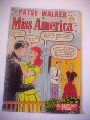 1955 Patsy Walker in Miss America # 74, Atlas COMICS