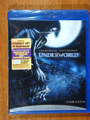 UNDERWORLD UNRATED 2003 BLU RAY BRAND NEW SEALED KATE BECKINSALE ACTION THRILLER