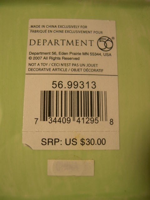 DEPT. 56   HALLOWEEN SKELETON PEOPLE 3-SECTION  RELISH DISH ~~ 2007  NWT