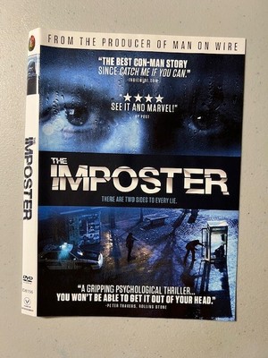 The Imposter (DVD) VG Disc + Cover Art Only-NO CASE