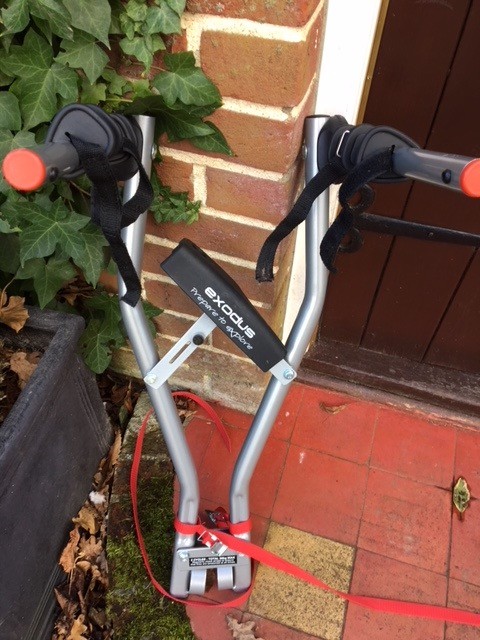 exodus 3 bike towbar mounted cycle carrier