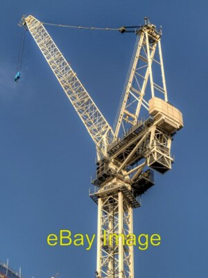 Photo 6x4 Crane at Etihad Stadium One of the cranes seen in SJ8698 : Expa c2015