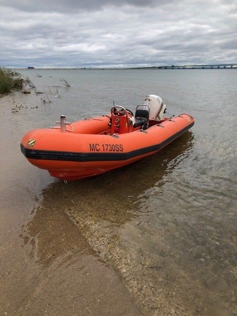 1998 ZODIAC 540 hurricane w/90hp oceanpro