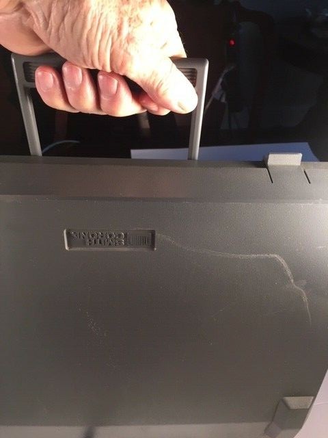 SMITH CORONA TypeWrier, Spell+Right Dictionary SL105, Carry Case with Handle.