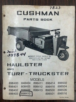 Manuals & Books - Cushman Parts Manual