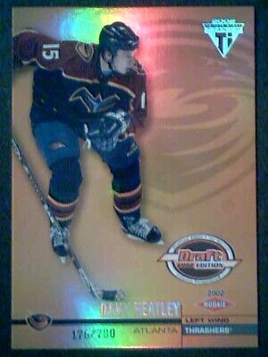 DANY HEATLEY 02/03 AUTHENTIC DRAFT EDITION ROOKIE GOLD CARD /780 SP. rookie card picture