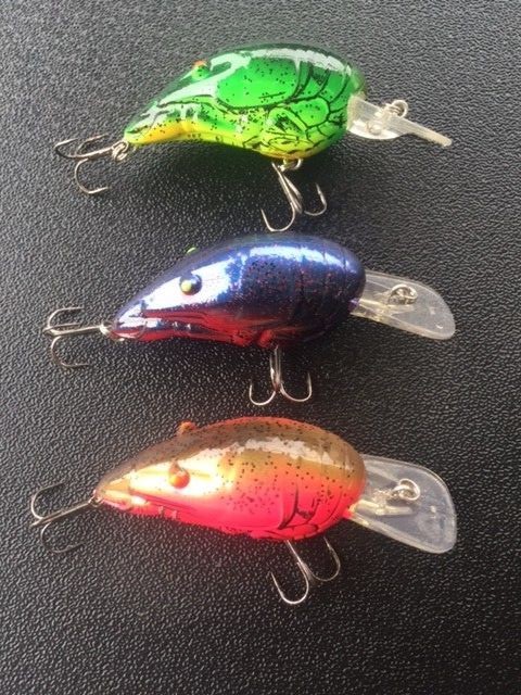 3 X Crawdad Medium Diving Lure Cod Yellow Belly & Redfin Trout  Muzza'S Lures