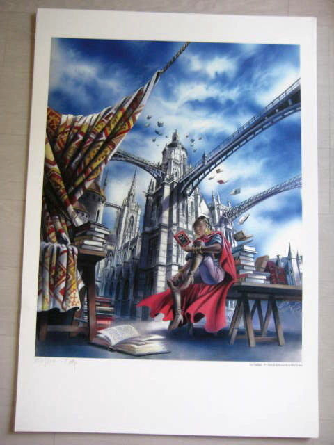 Affiche / Offset Uchronie(S) New Byzance Numerote Et Signe Par Eric Chabbert Tbe