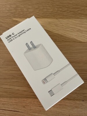 OEM Quality 20W USB-C Fast Charger Adapter for iPhone 14/13/12/11/X ProMax