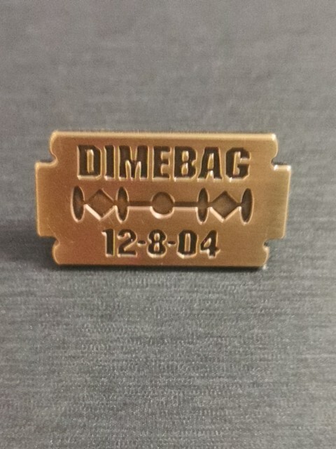 Dimebag Darrell Tribute Pantera Pin Badge Patch New High 