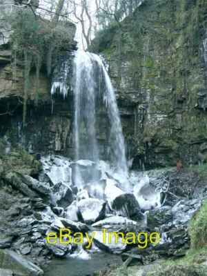 Photo 6x4 Melin Court Falls with ice Melincourt Not quite as spectacular  c2009