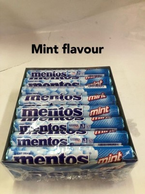 Mentos Chewy Candy Many Flavor Chewy 24 Rolls | 14 Mints Per Roll | 1.32oz |